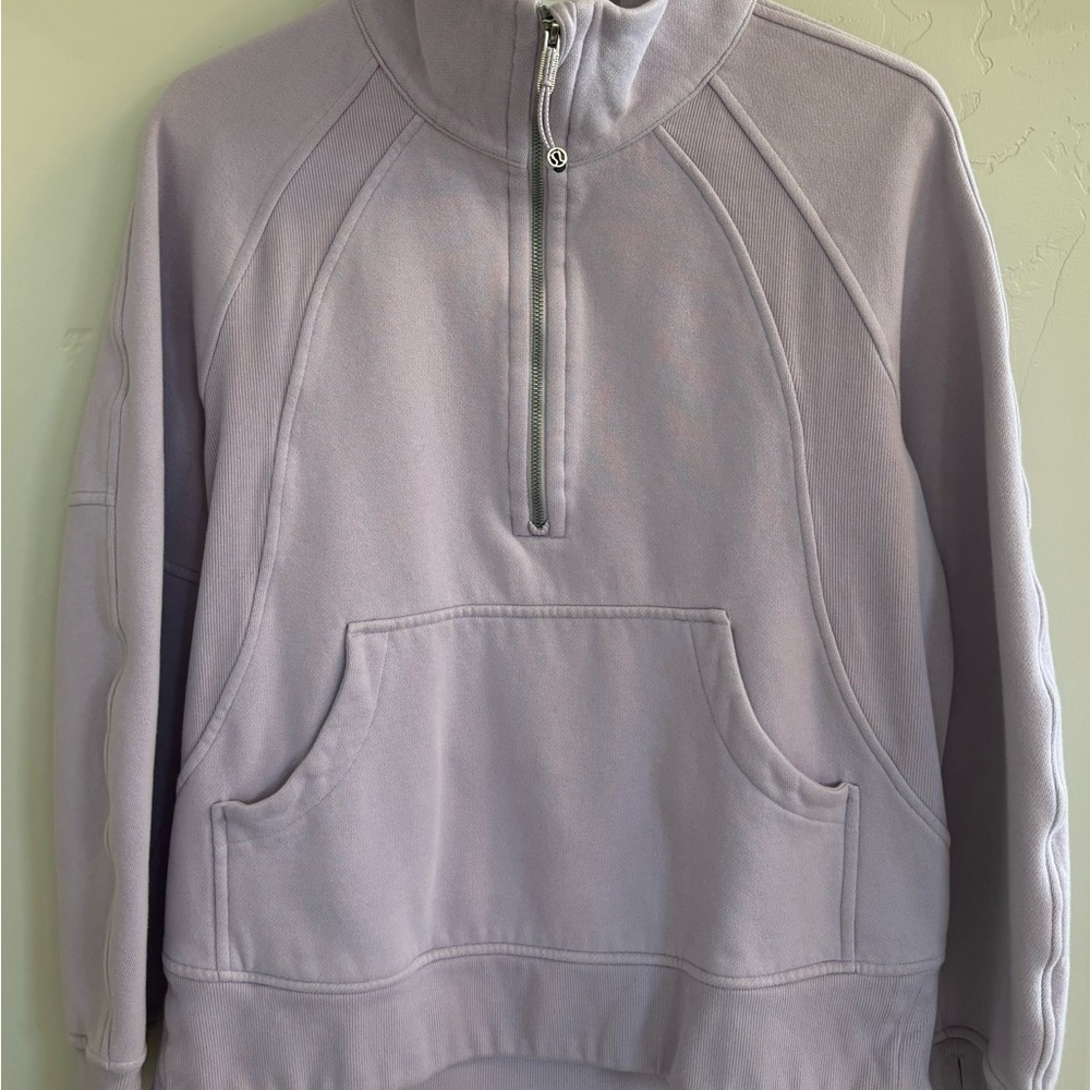 Lululemon Oversized Scuba Half-Zip (Lavender)